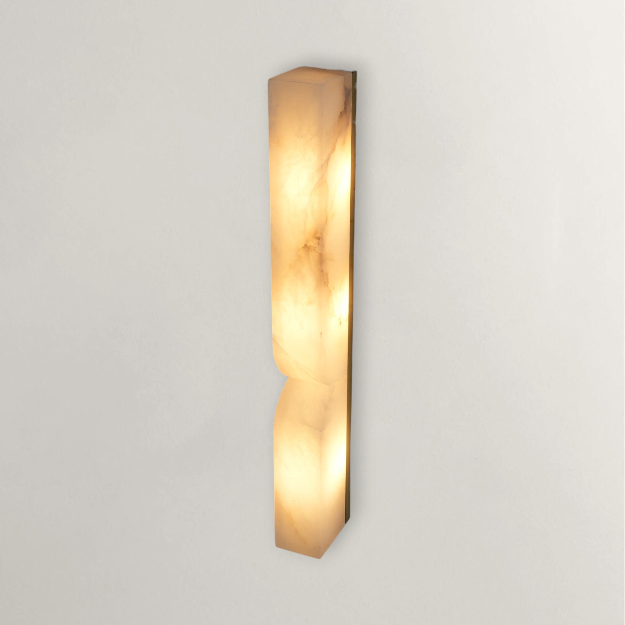 Vandrel Alabaster Column Sconce