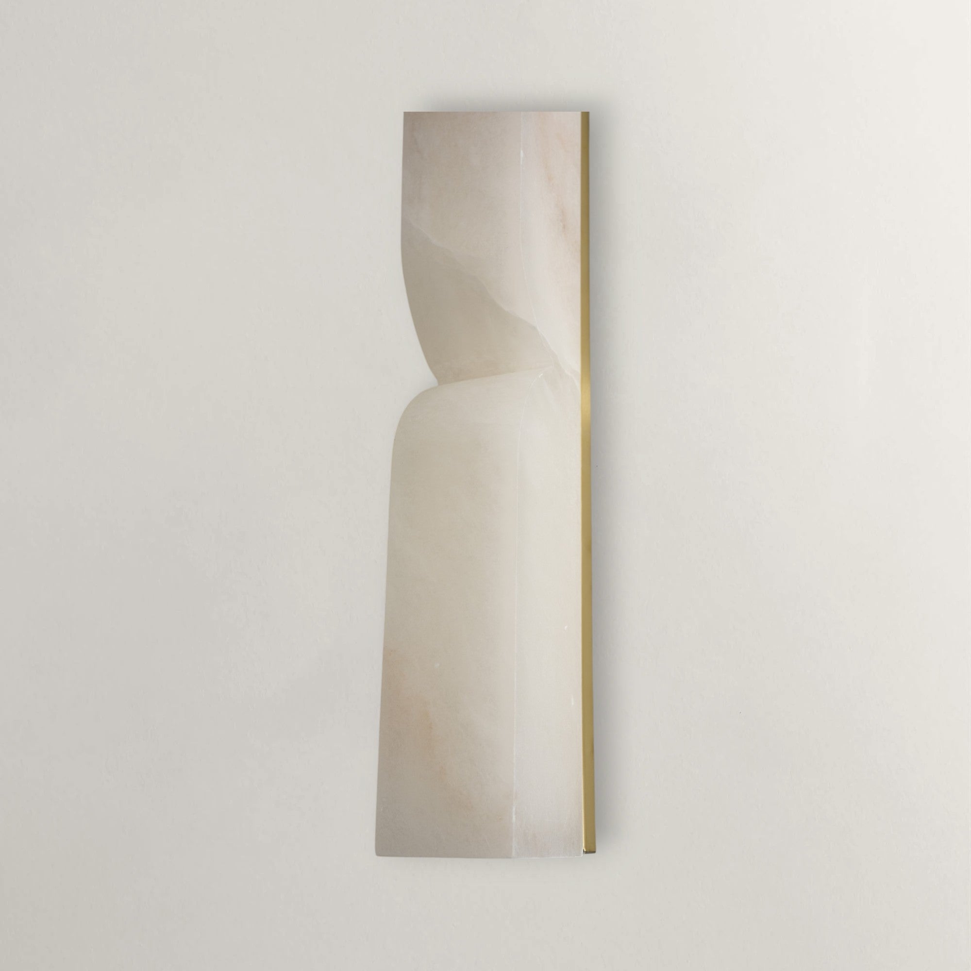 Vandrel Alabaster Column Sconce