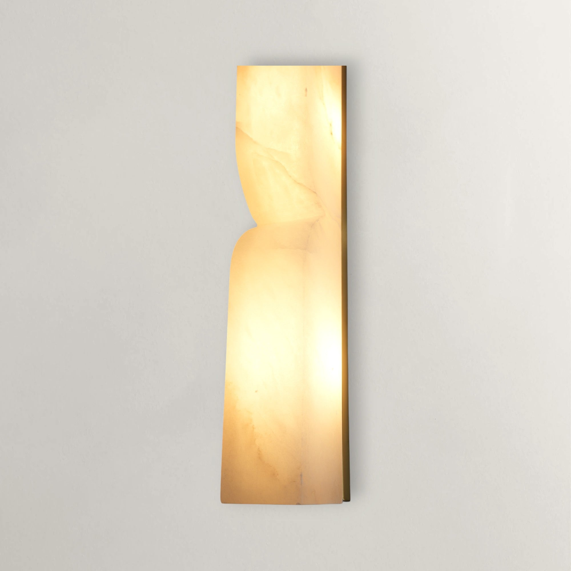 Vandrel Alabaster Column Sconce
