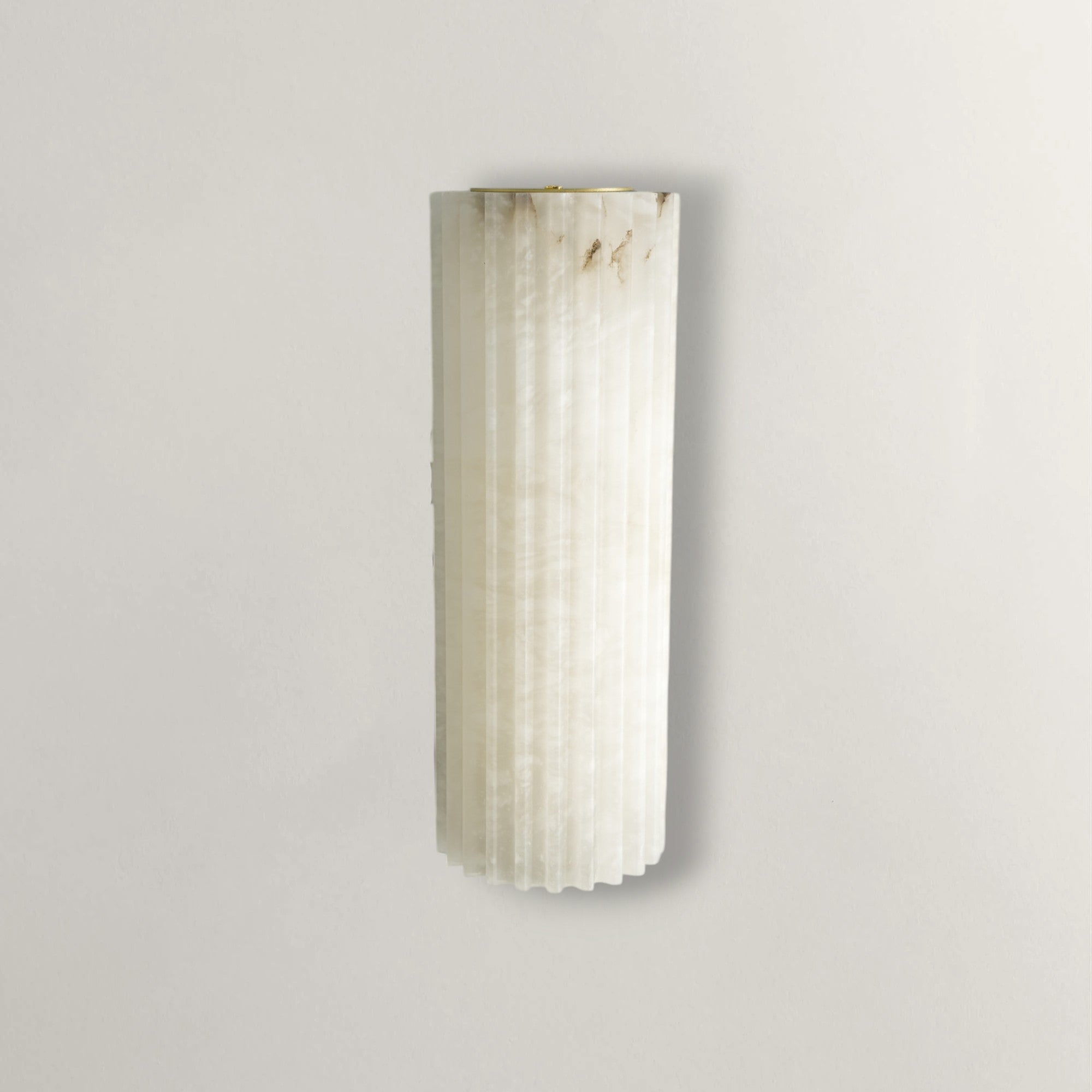 Vertical Alabaster Panel Sconce