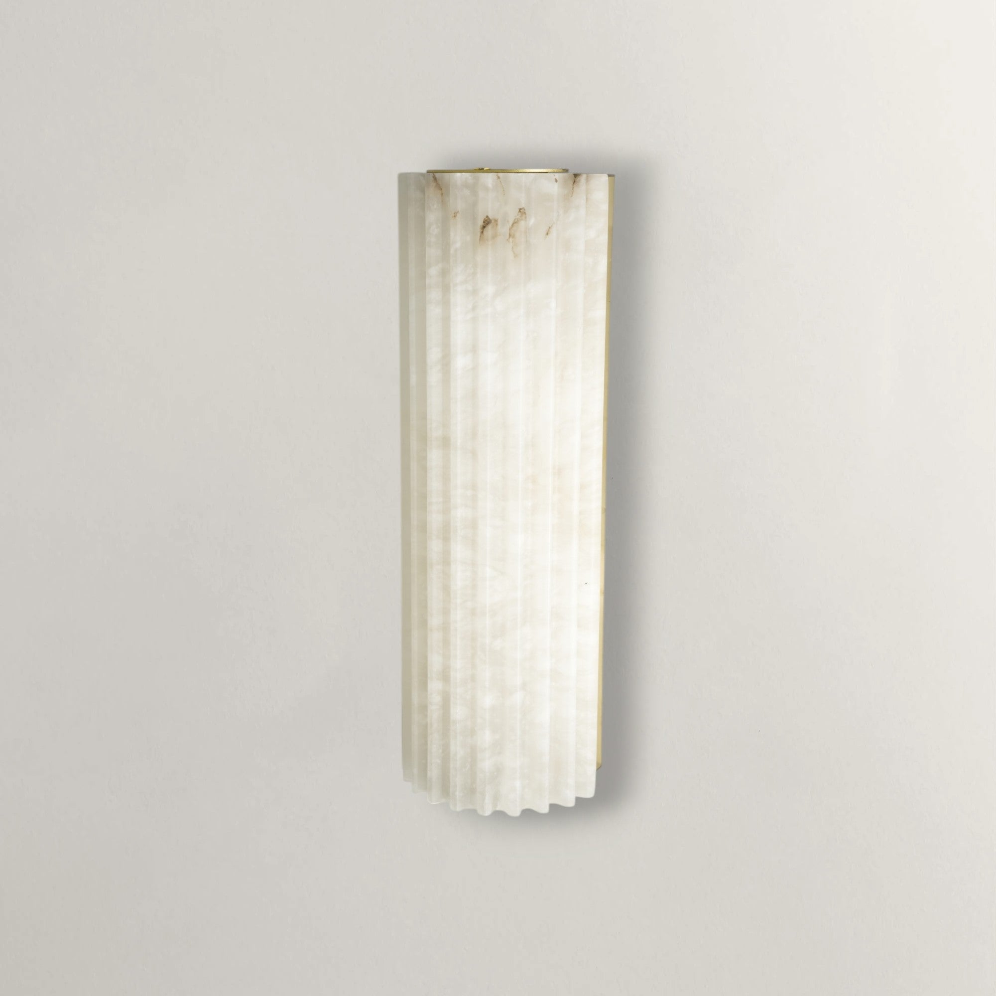 Vertical Alabaster Panel Sconce