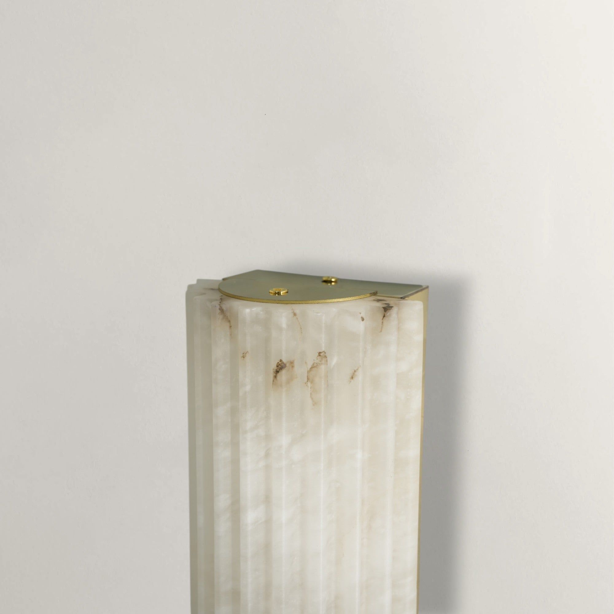 Vertical Alabaster Panel Sconce