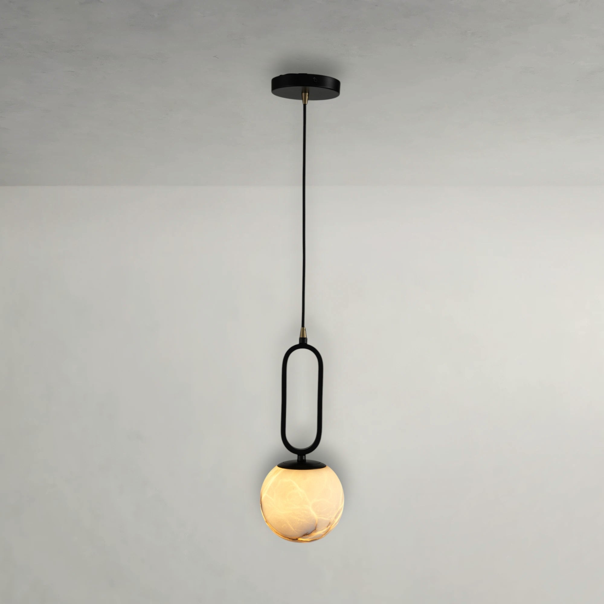 Orbit Glow Alabaste Pendant