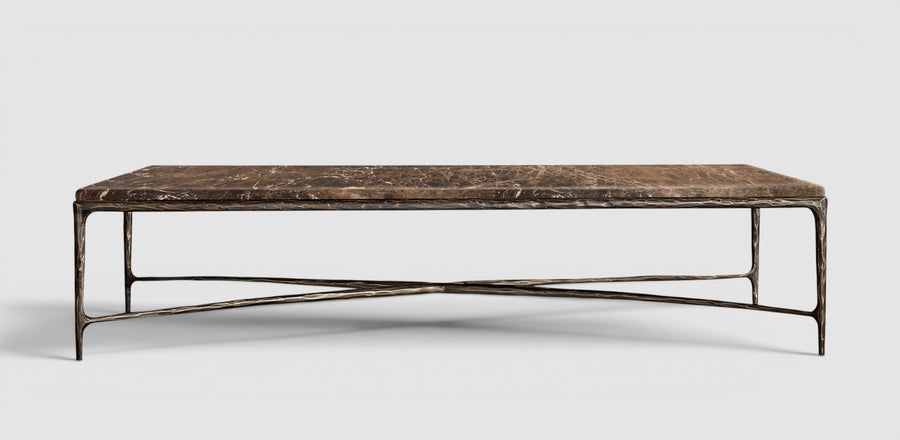 Thadius Marble Rectangular Coffee Table