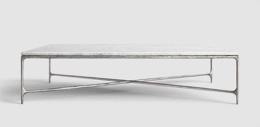 Thadius Marble Rectangular Coffee Table