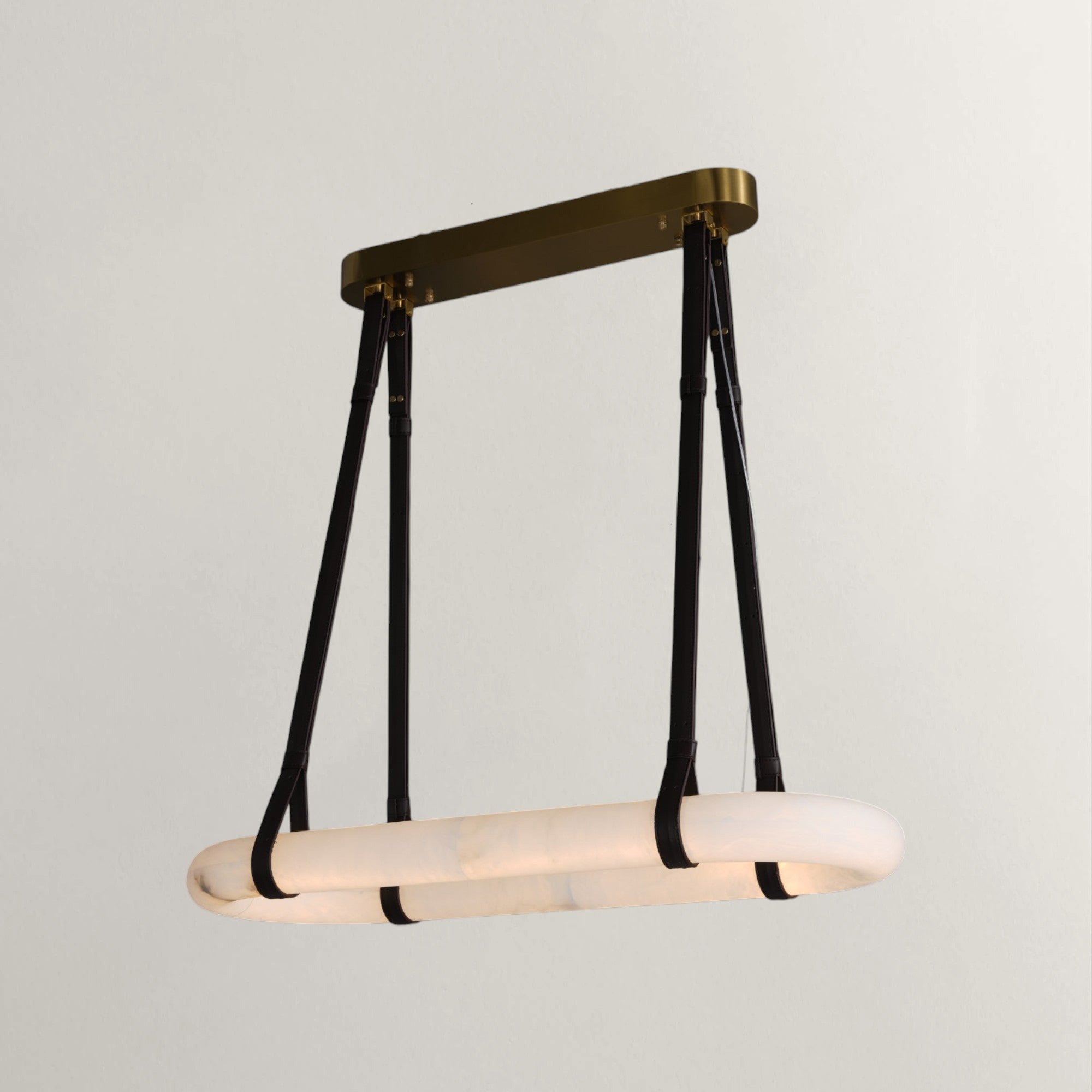 Calviro Leather Loop Chandelier