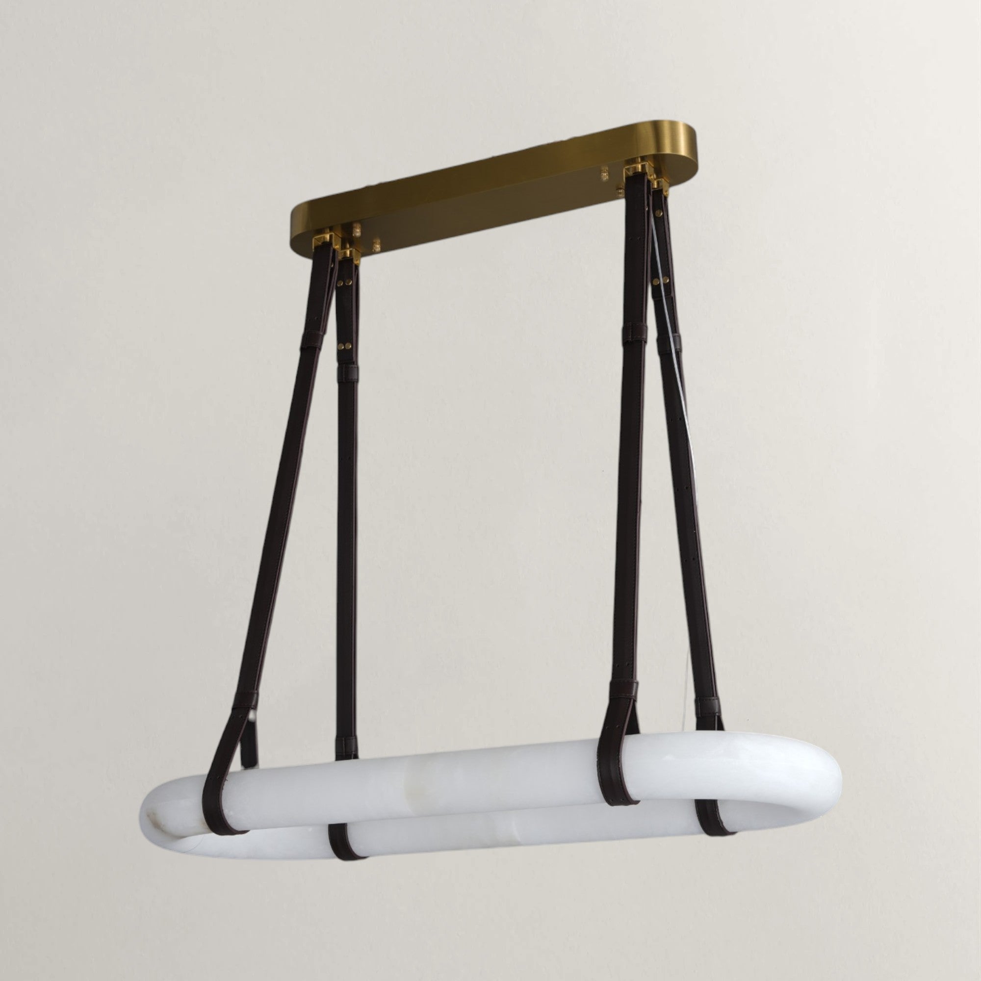 Calviro Leather Loop Chandelier