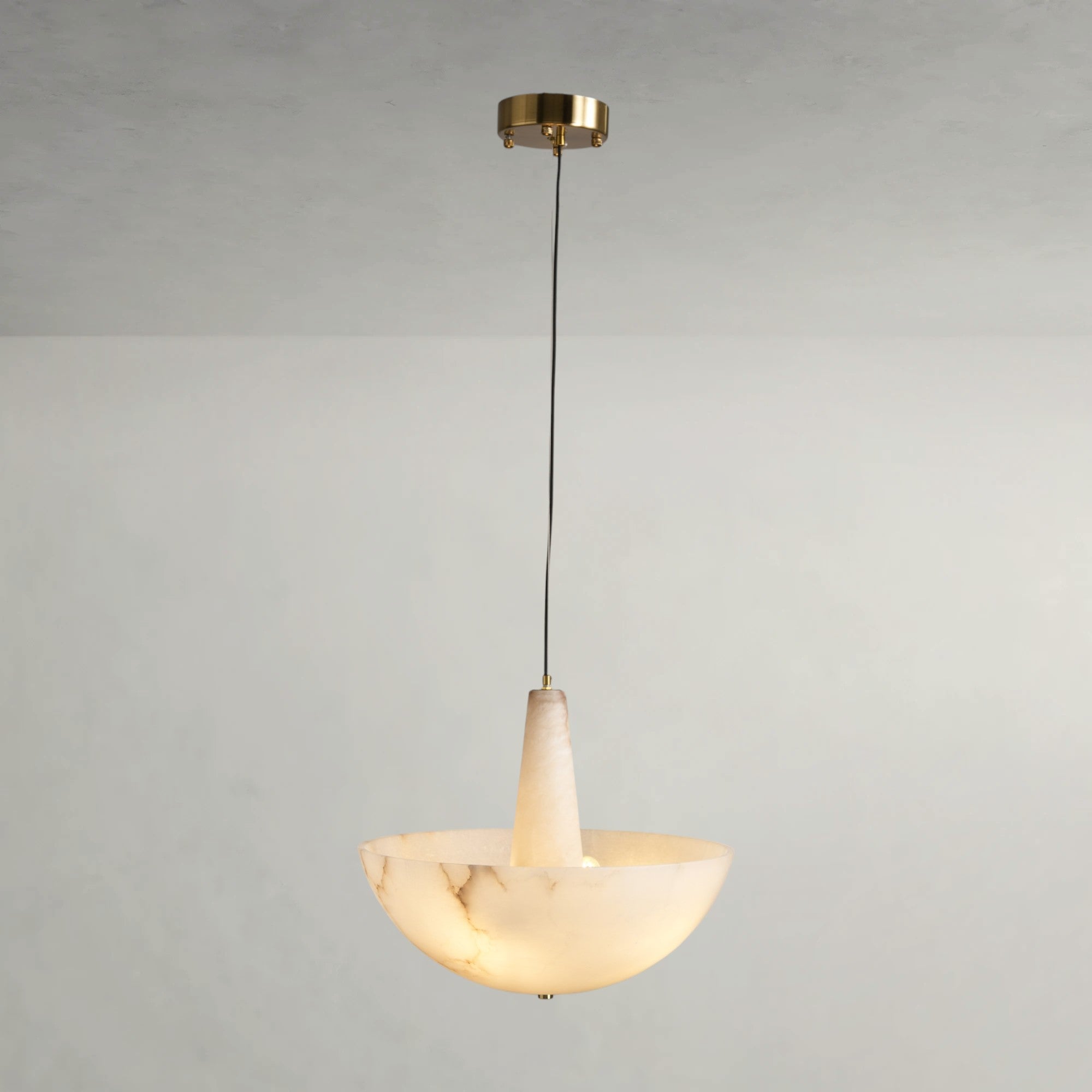 Etrion Circular Alabaster Chandelier