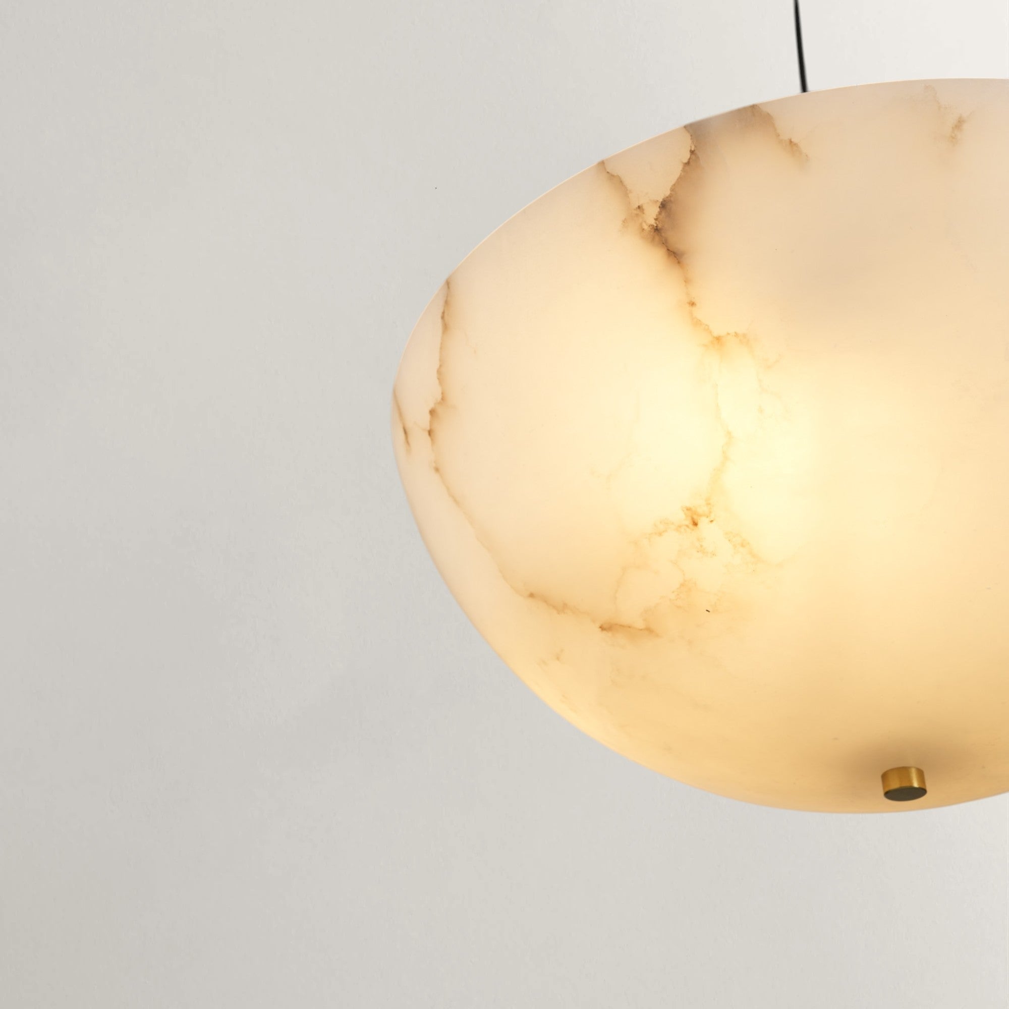 Etrion Circular Alabaster Chandelier