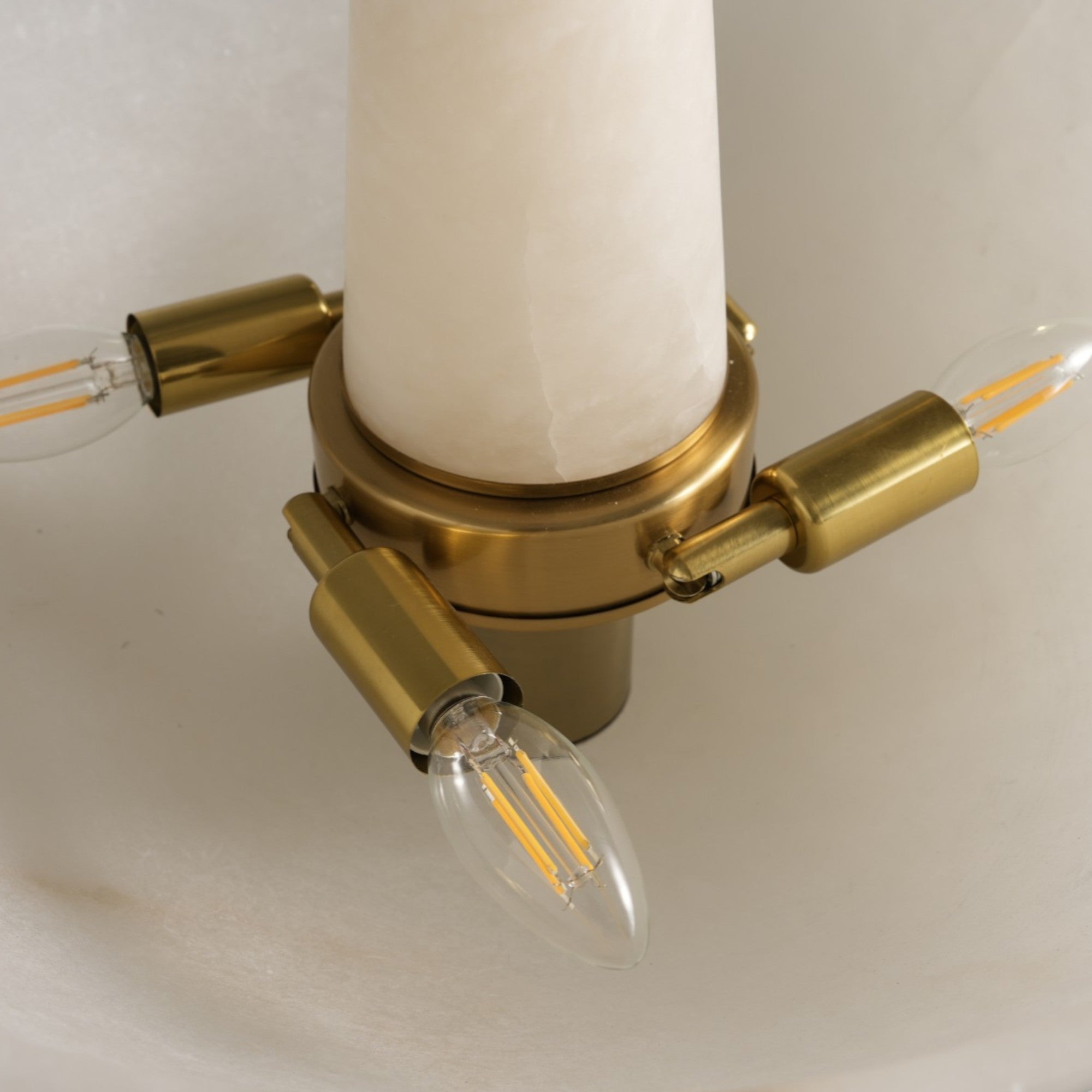 Etrion Circular Alabaster Chandelier
