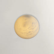 Ivory Glow Alabaster Wall Sconce