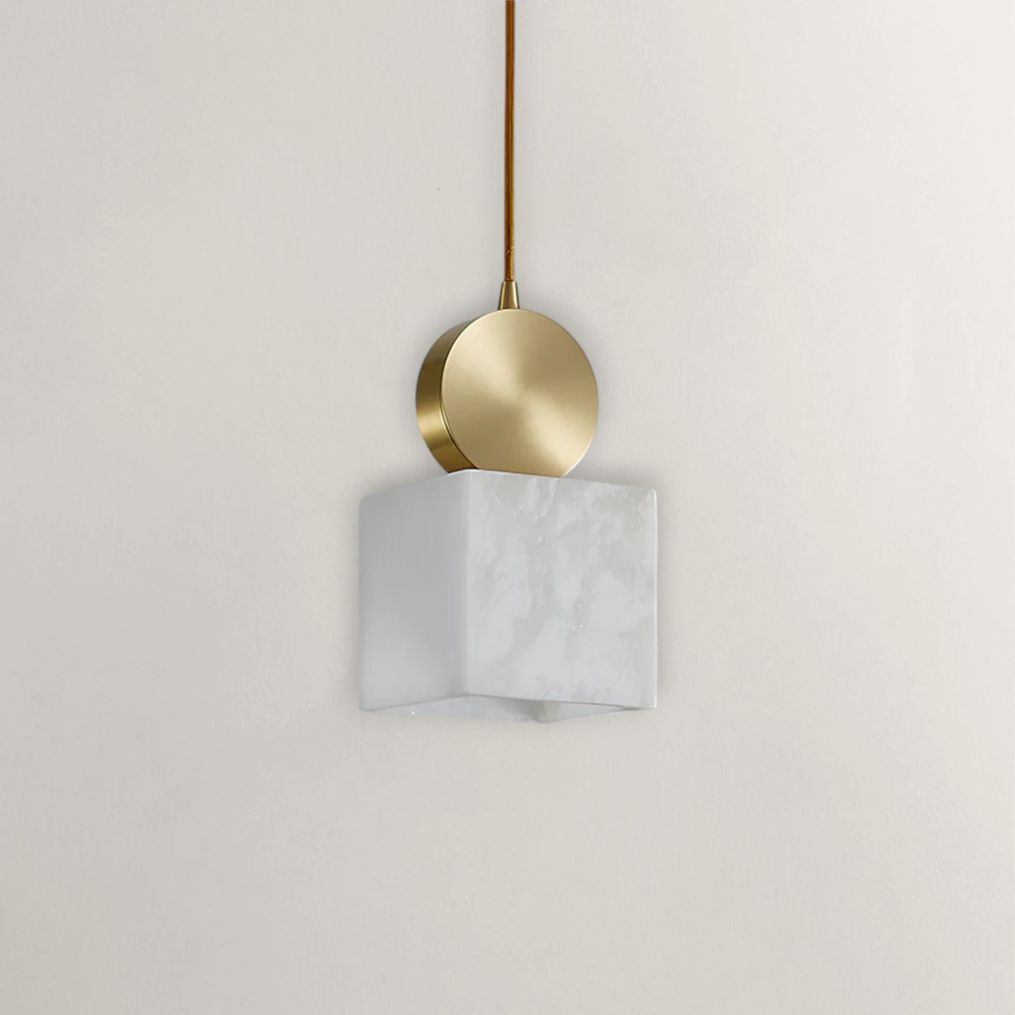 Orvella Disc Alabaster Pendant