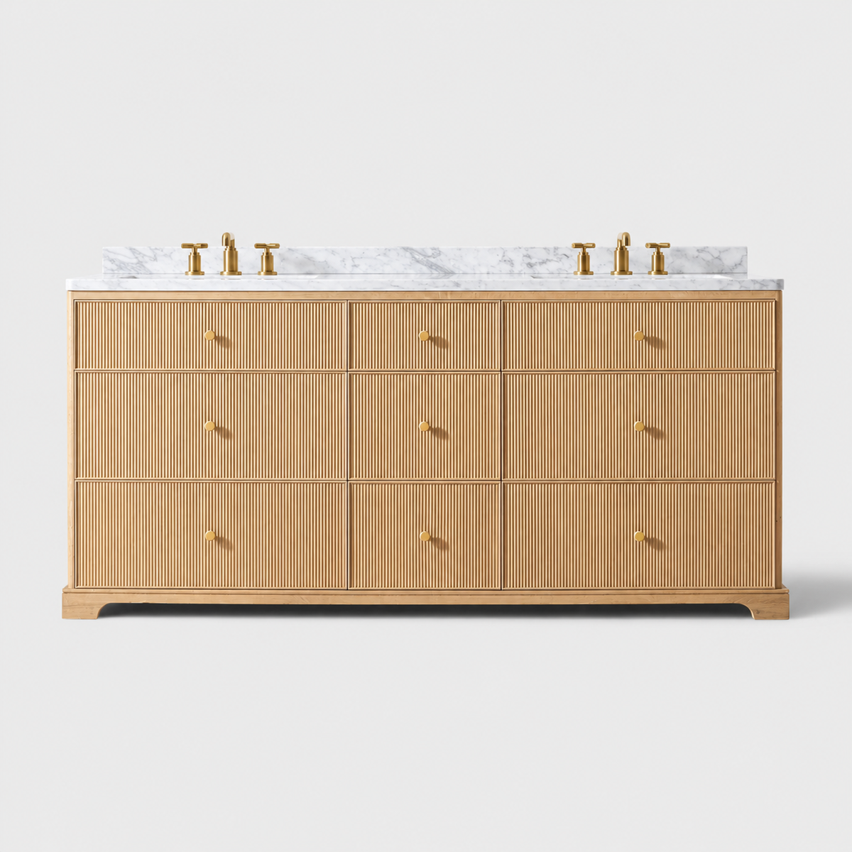 Varenne Reeded Double Vanity