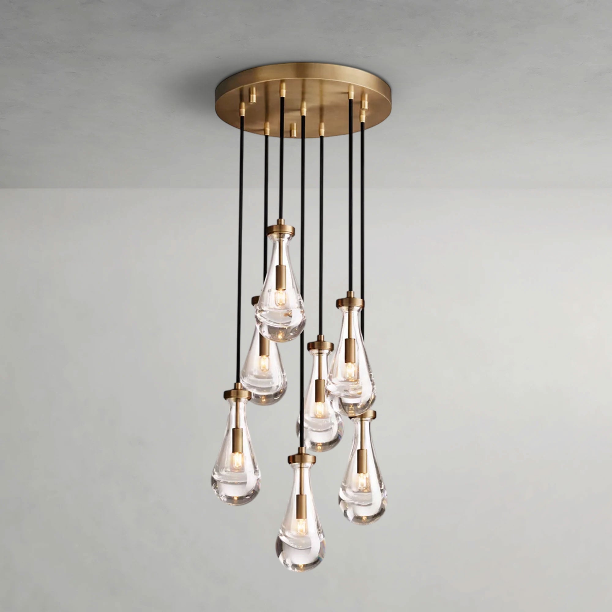 Raindrop Round Chandelier