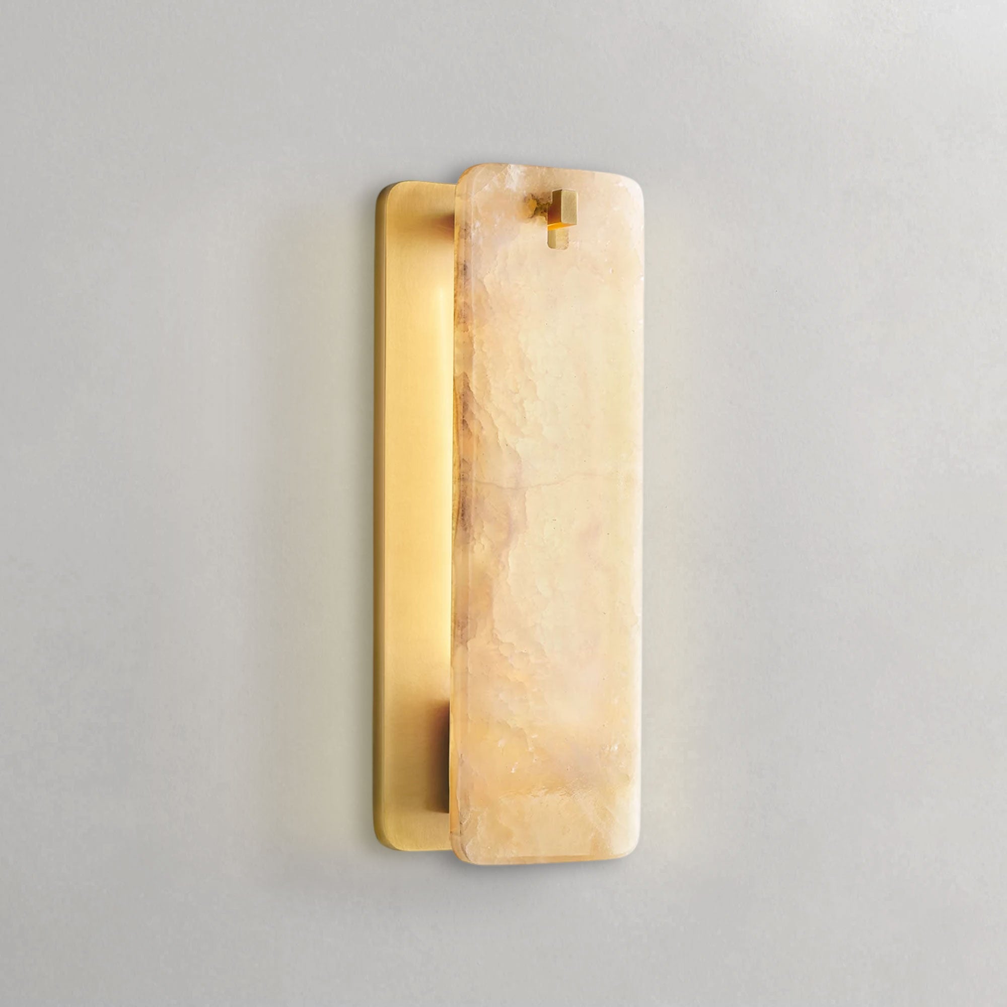 Calamatte Onyx Sconce