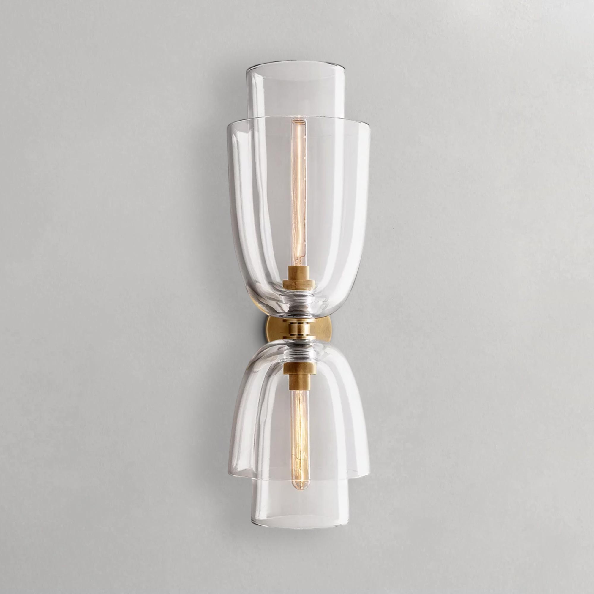 Blam Glass Cloche Grand Sconce
