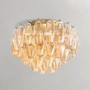 Ciyara Glass Flushmount