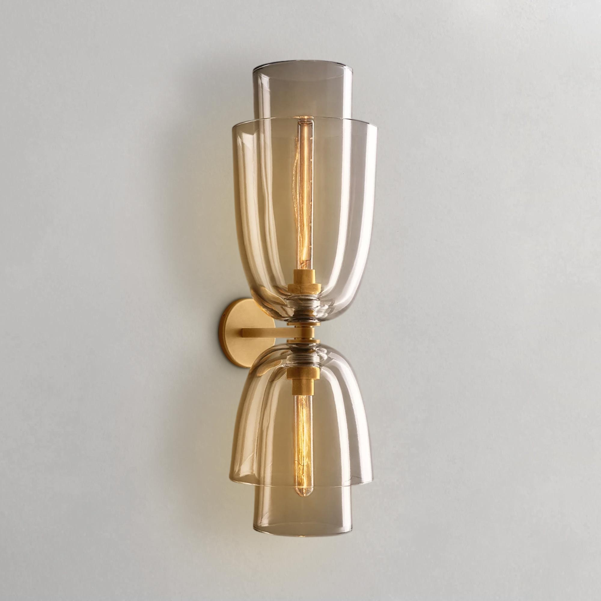 Blam Glass Cloche Grand Sconce