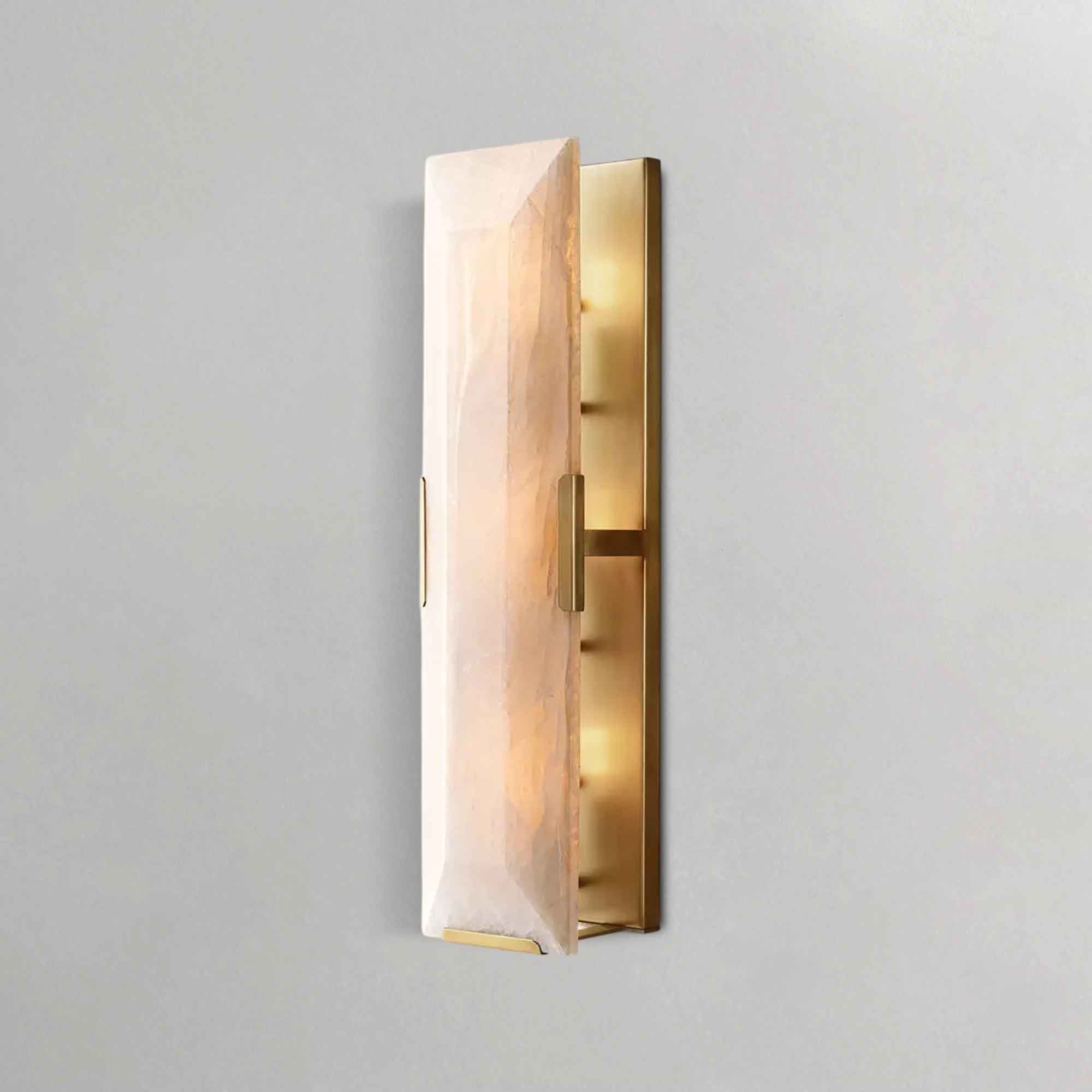 Horlow Calcite Linear Sconce
