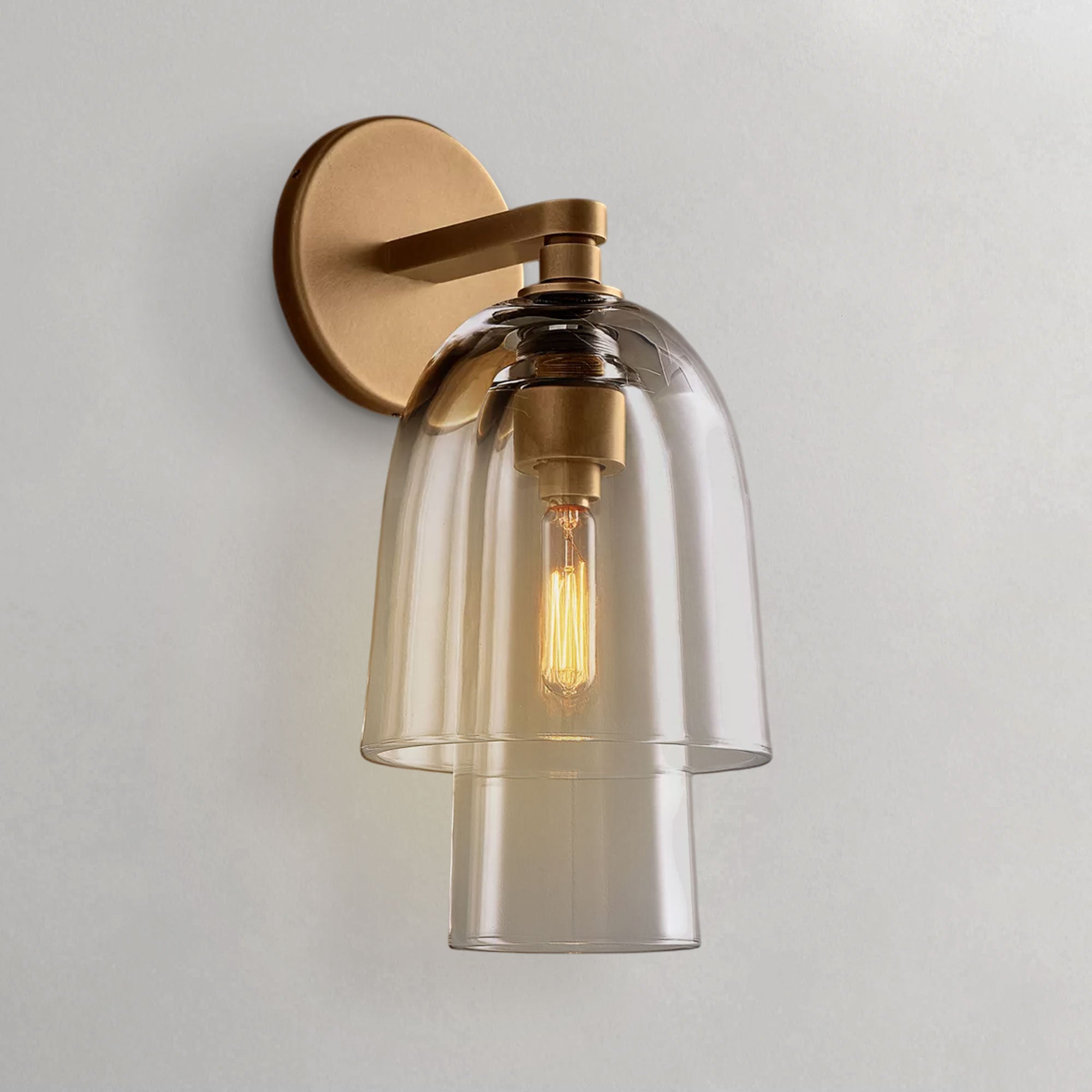 Blam Glass Flute Sconce