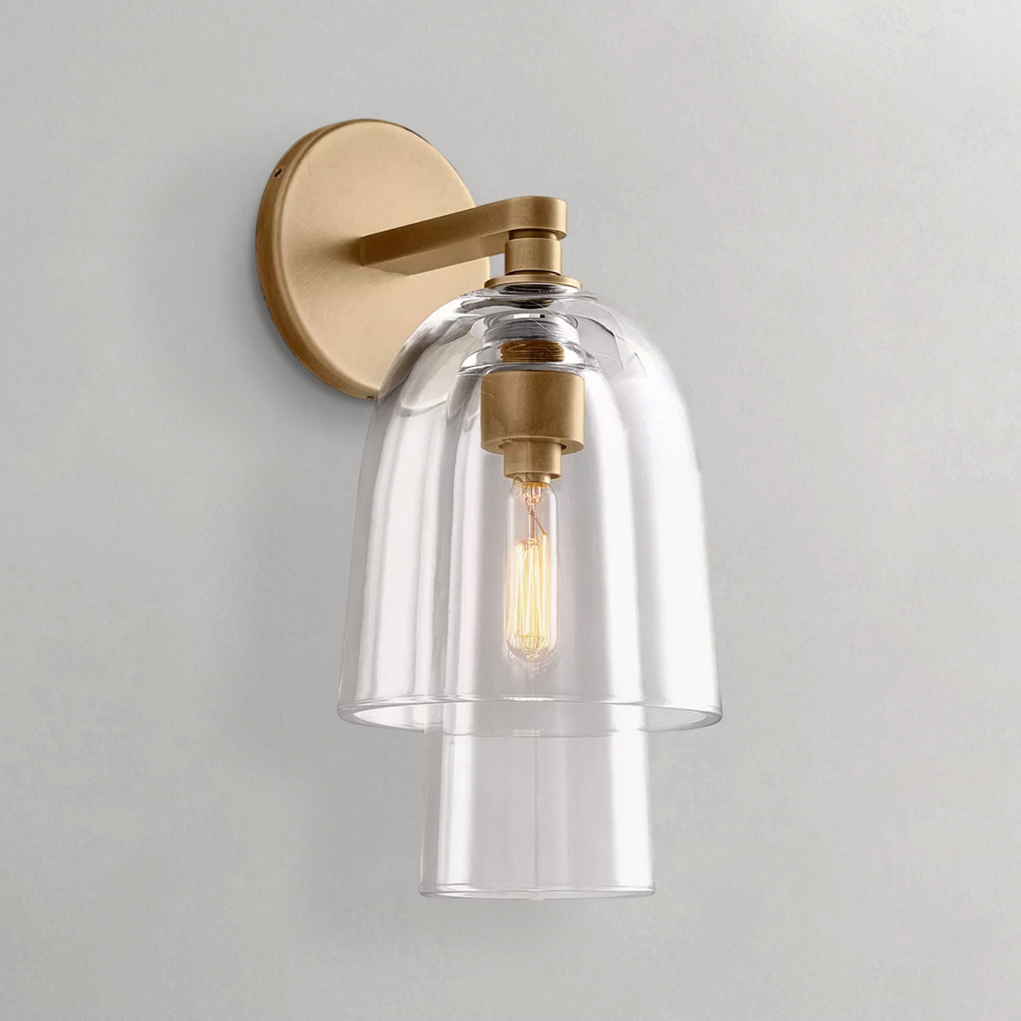 Blam Glass Flute Sconce