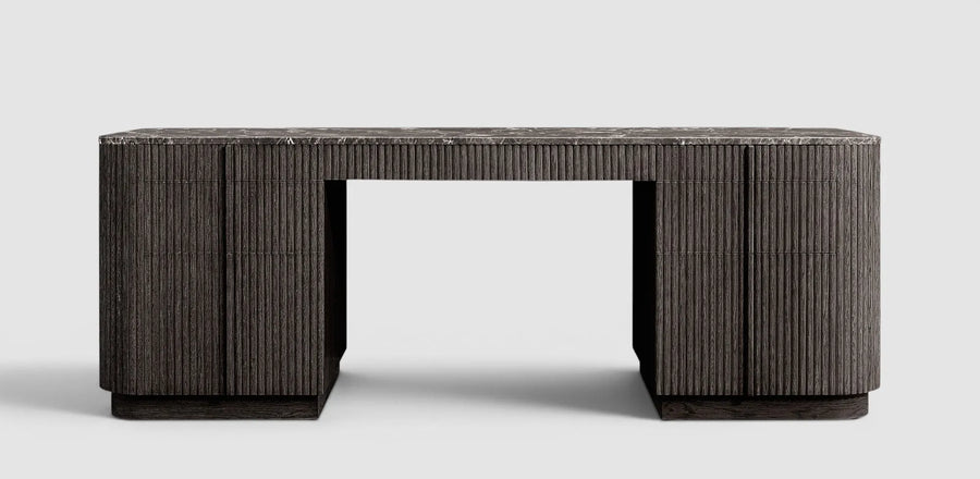 Mulhollan 7-Drawer Wood Desk