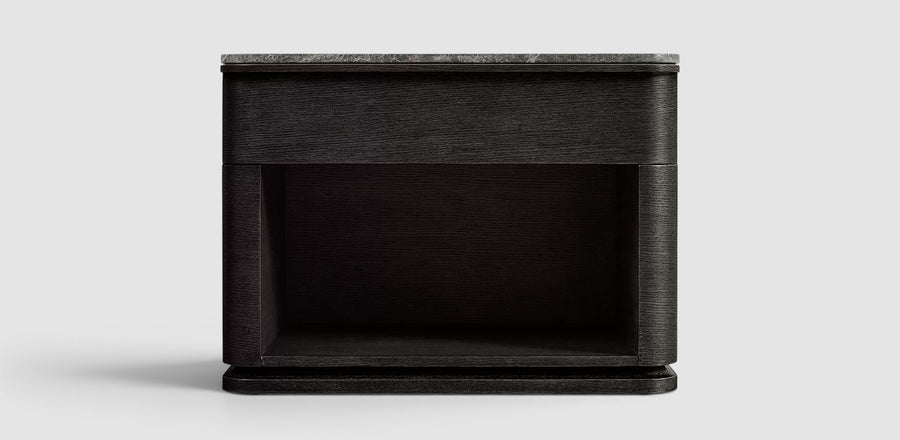 Linea Emperador Open Nightstand