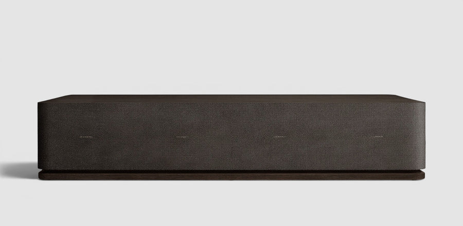 Linea Shagreen Rectangular Plinth Coffee Table