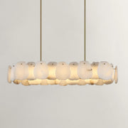 Auralis  Oval Alabaster Chandelier