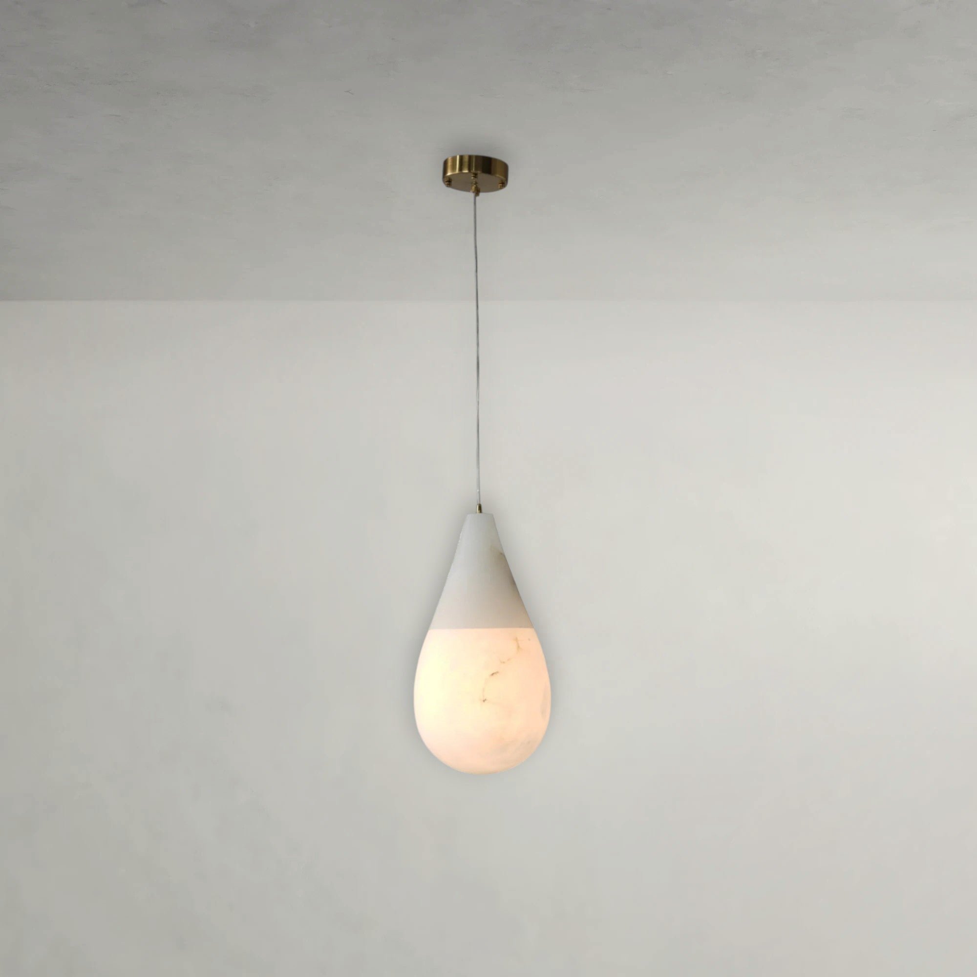 Aurlis Alabaster Water-Drop Pendant