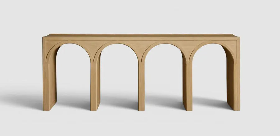 Hattiy Burl Console Table
