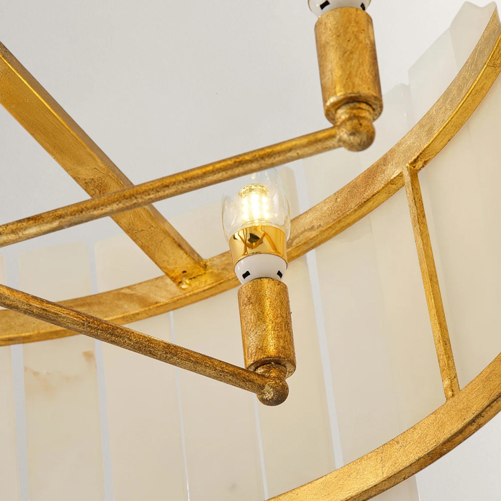 Sinclair Alabaster Drum Chandelier