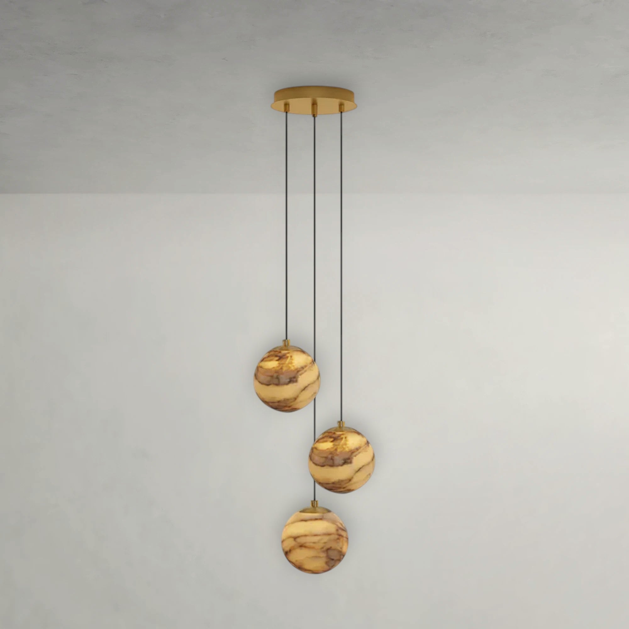 Orvane Drop Alabaster Chandelier
