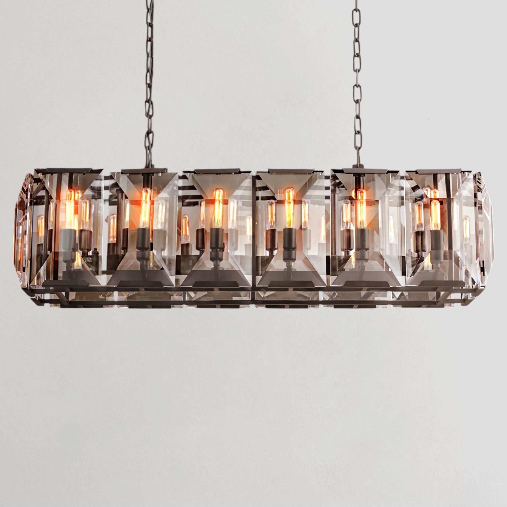 Horlow Crystal Rectangular Chandelier