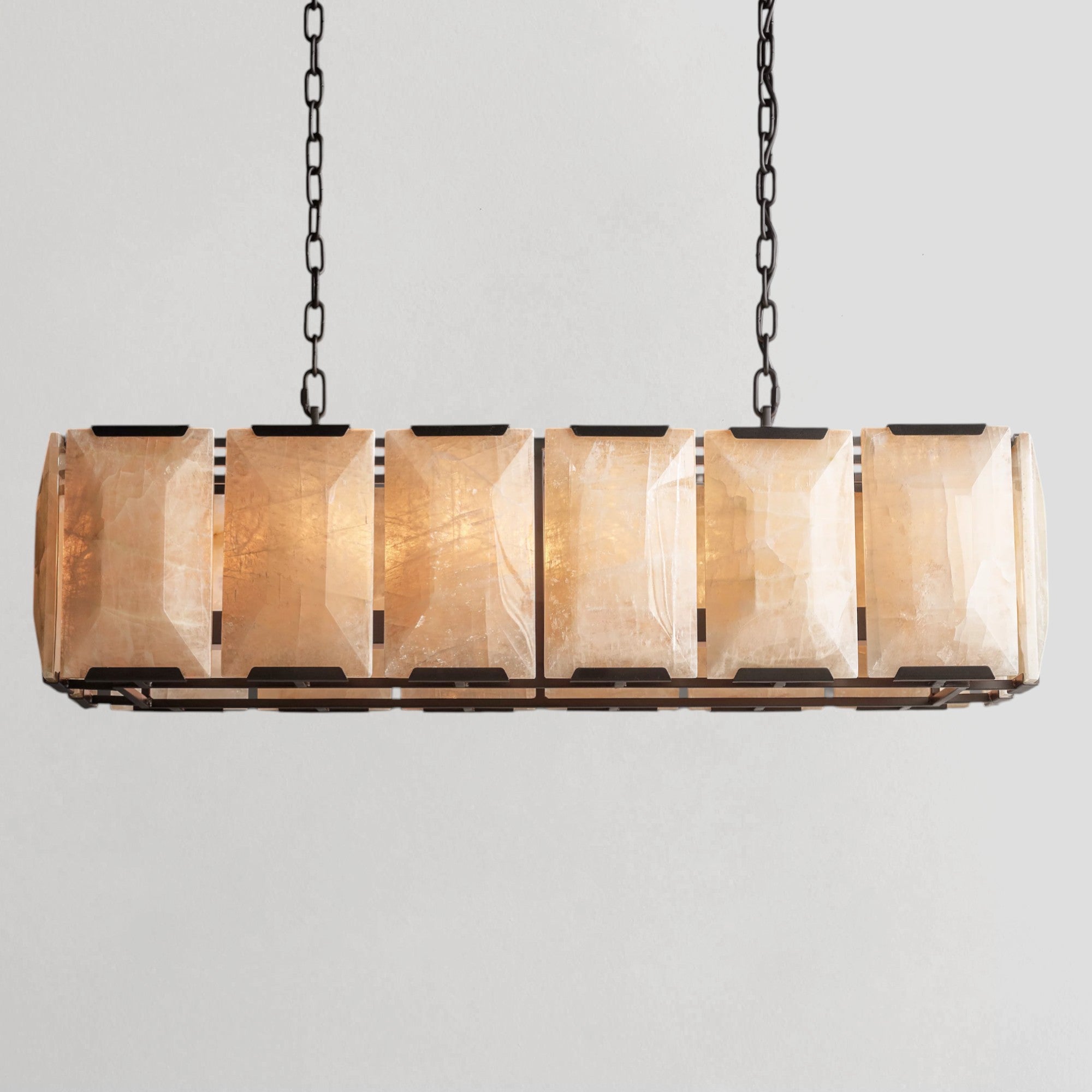Horlow Calcite Rectangular Chandelier