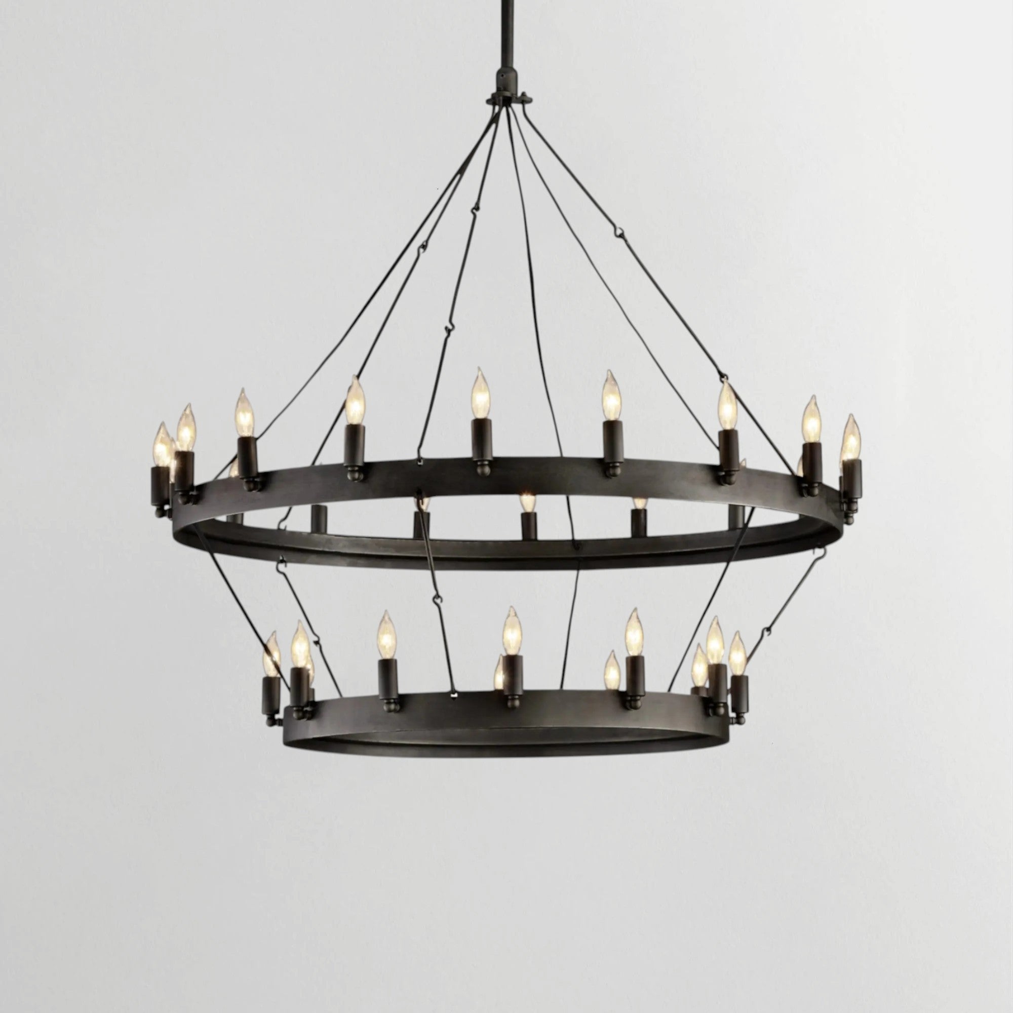 Kamino Vintage Two-Tier Chandelier