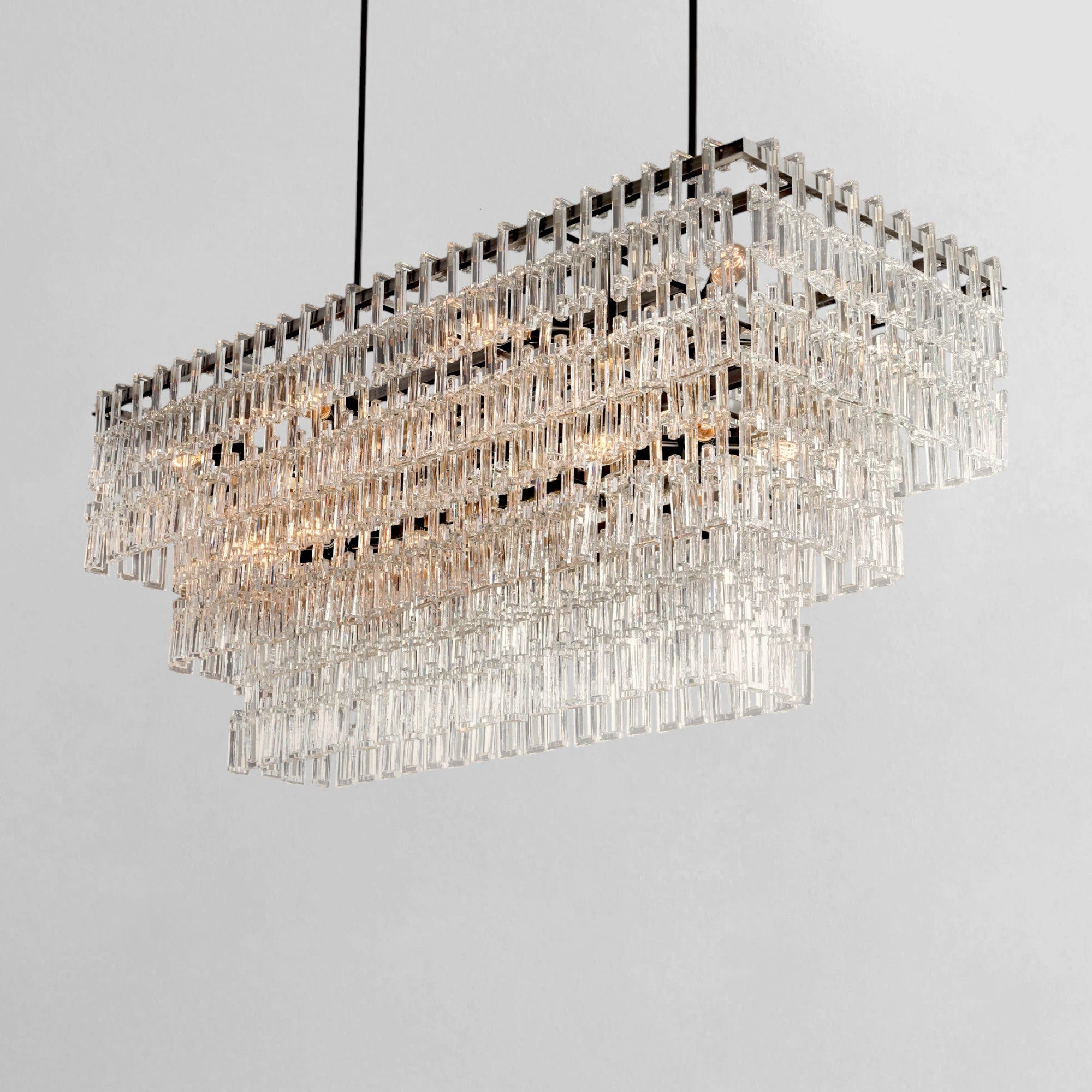 Marigana  Tiered Rectangular Chandelier