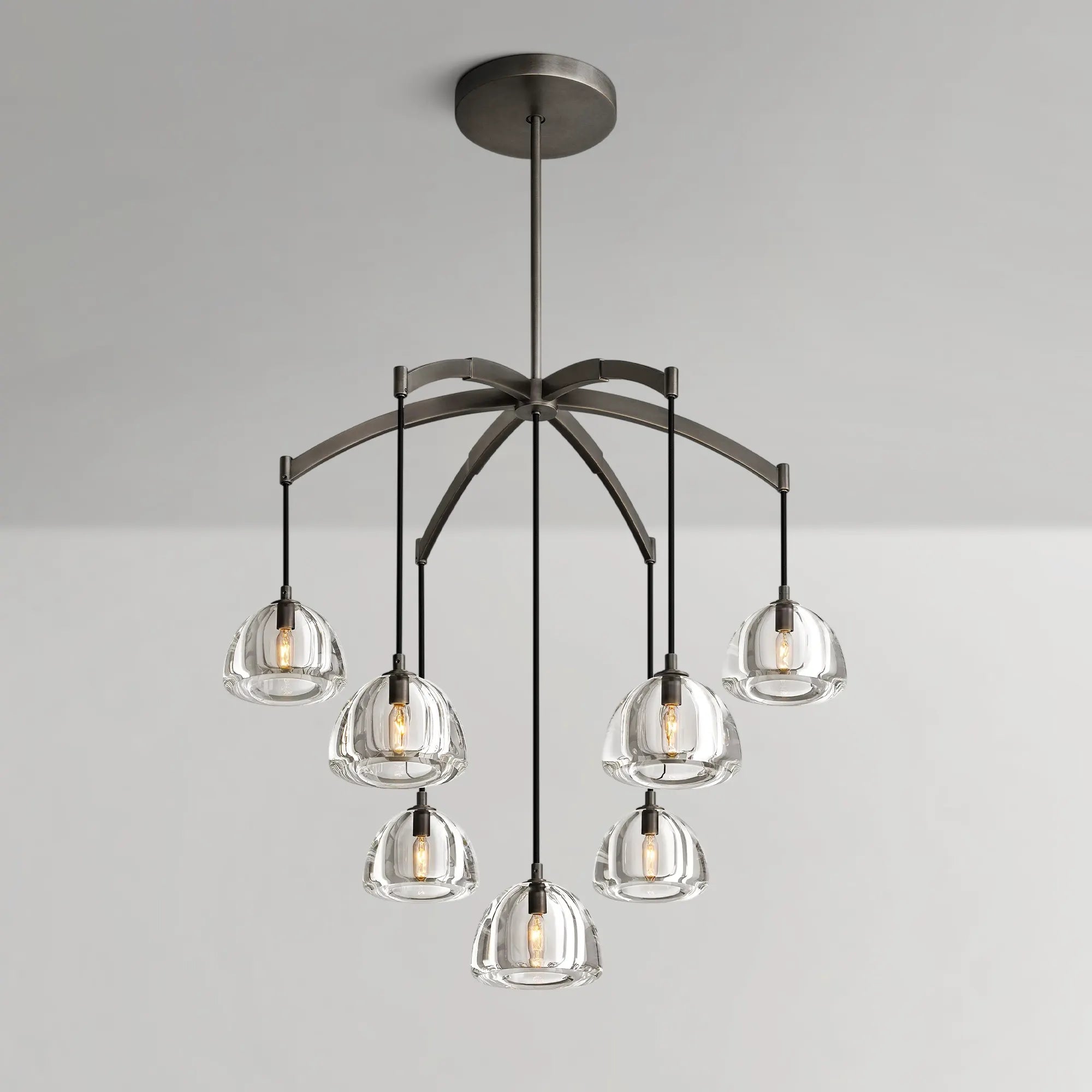 Semicircle Round Chandelier
