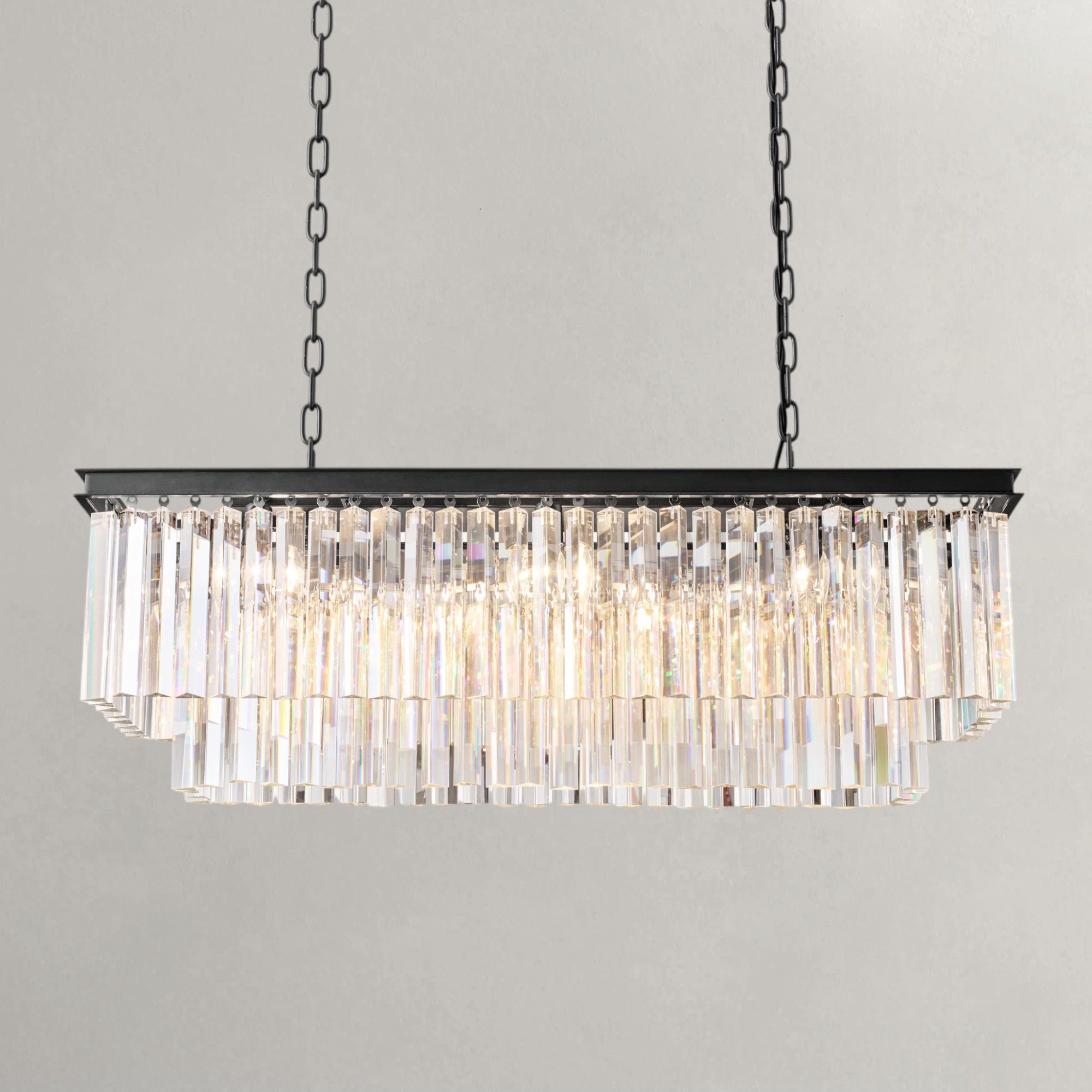 1920S Opera Rectangular Chandelier
