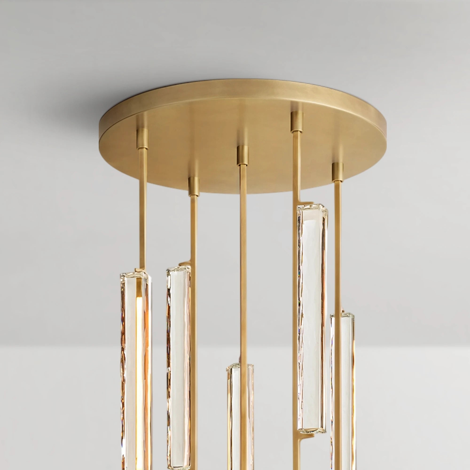 Auduben Crystal Round Chandelier