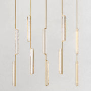 Auduben Crystal Linear Chandelier