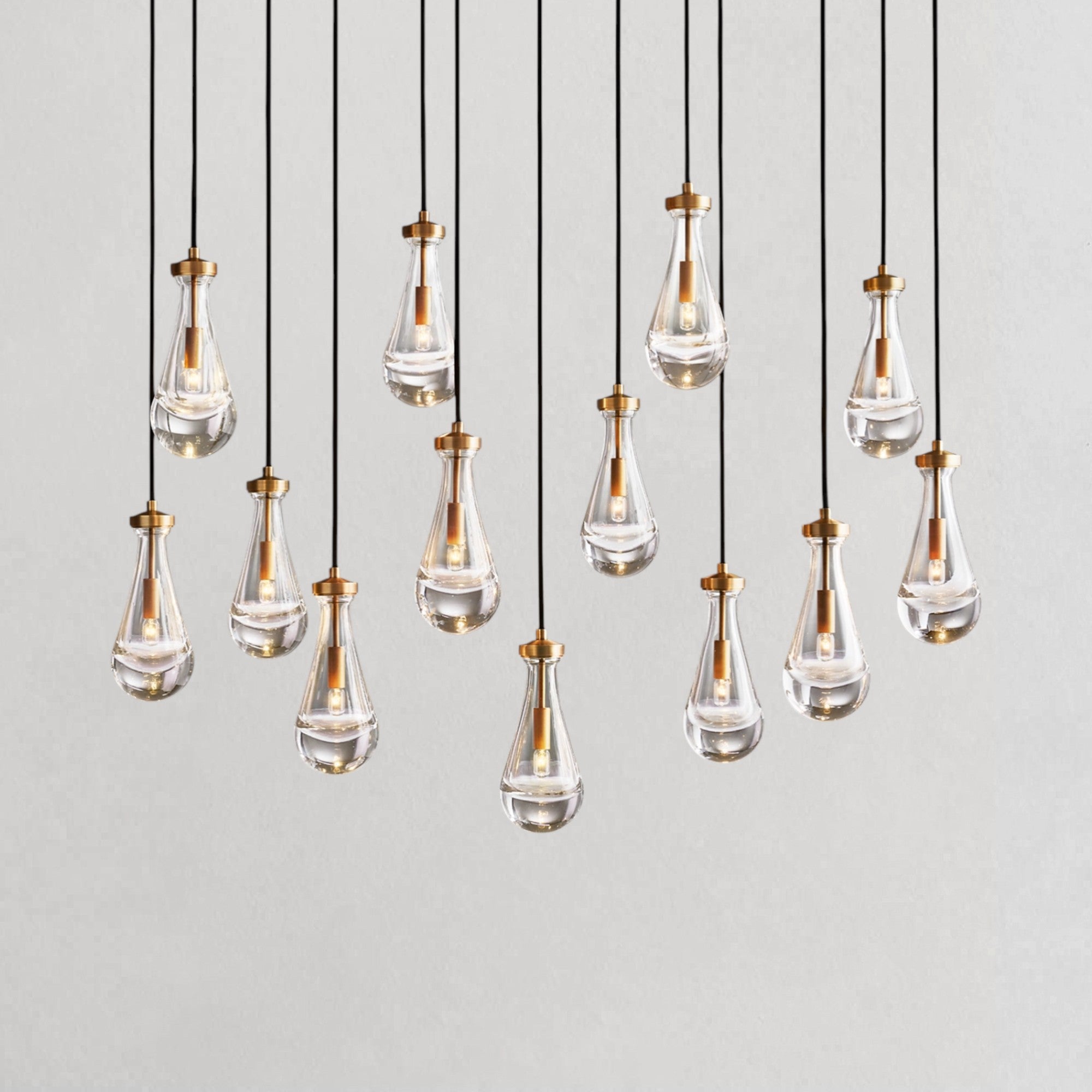 Raindrop Rectangular Chandelier
