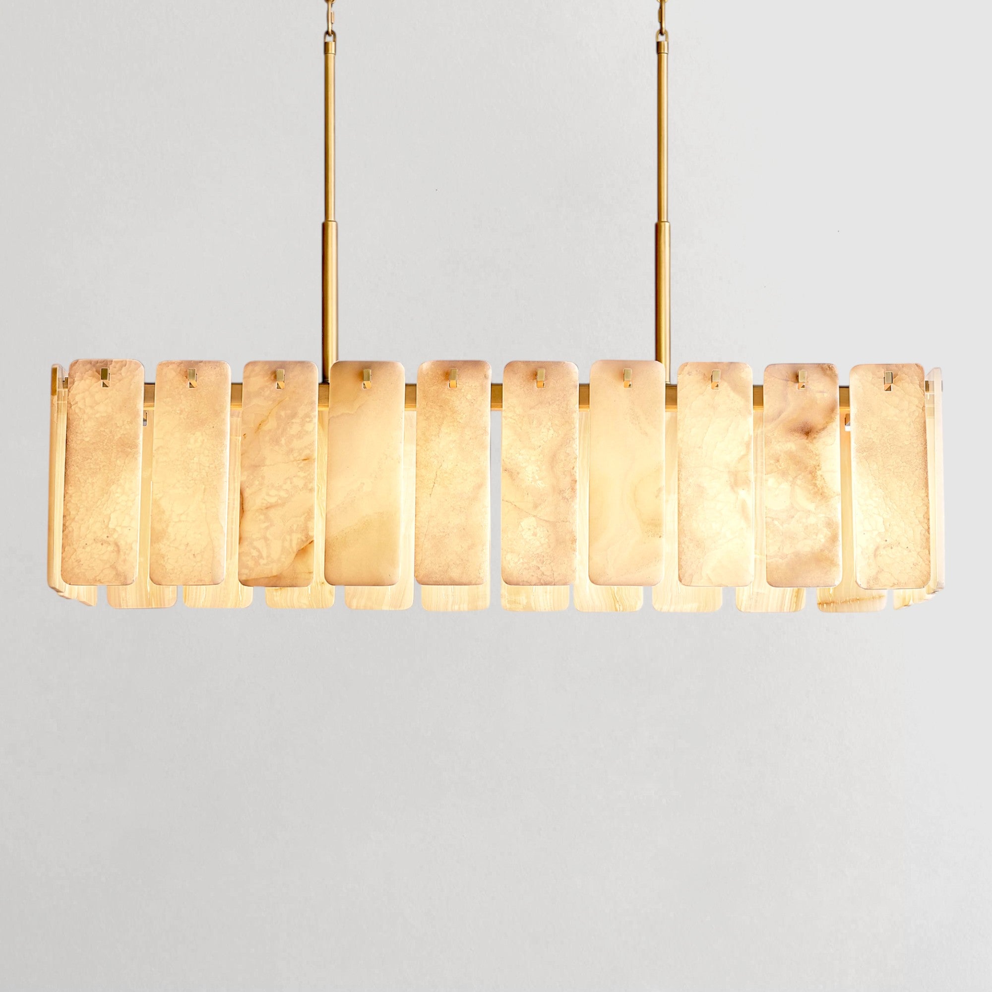 Calamatte Onyx Rectangular Chandelier