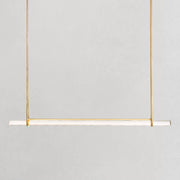 Auduben Crystal Single Bar Linear Chandelier