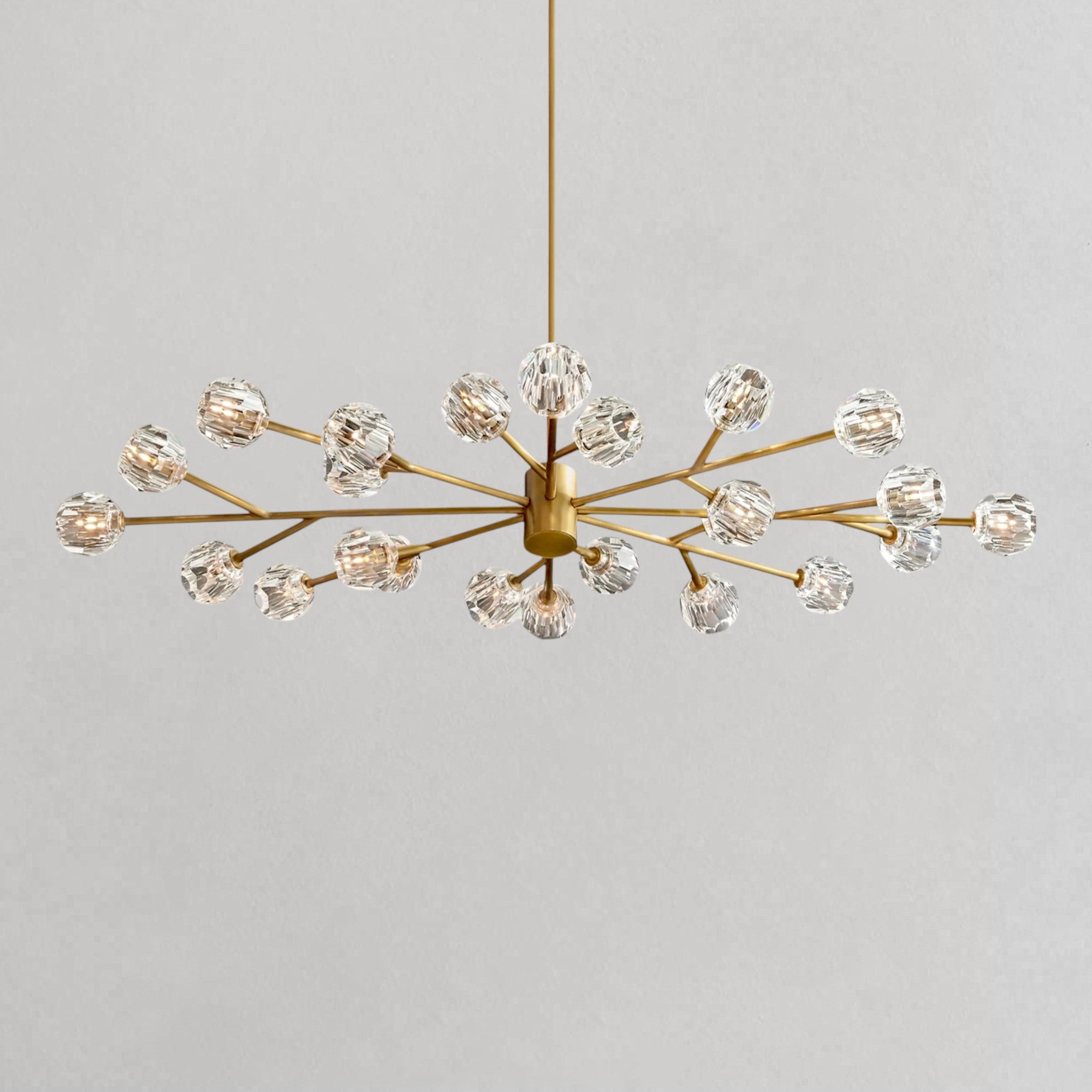 Boula Da Cristal Glass Oval Chandelier