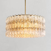 Ciyara Clear Glass Round Chandelier