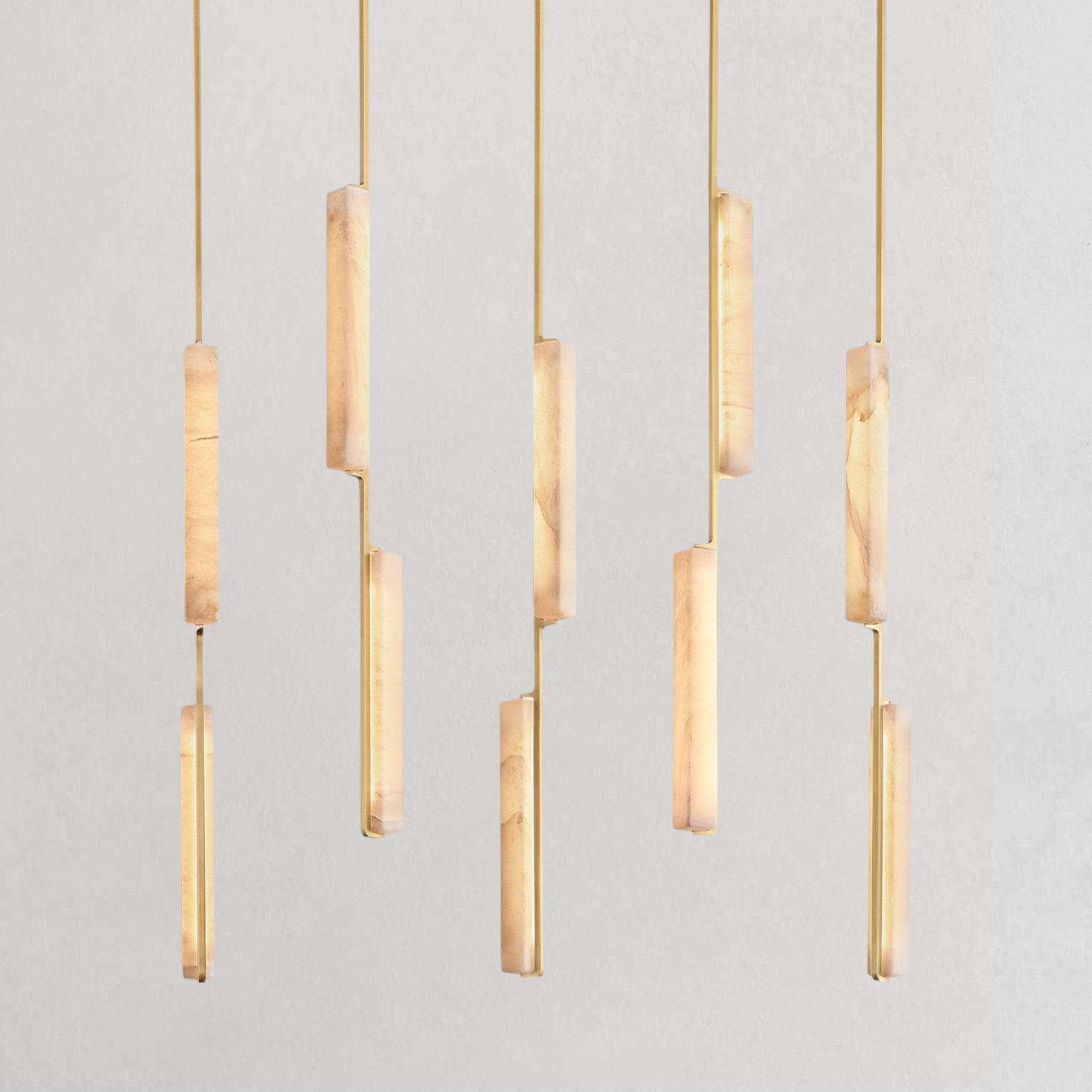 Auduben Alabaster Linear Chandelier