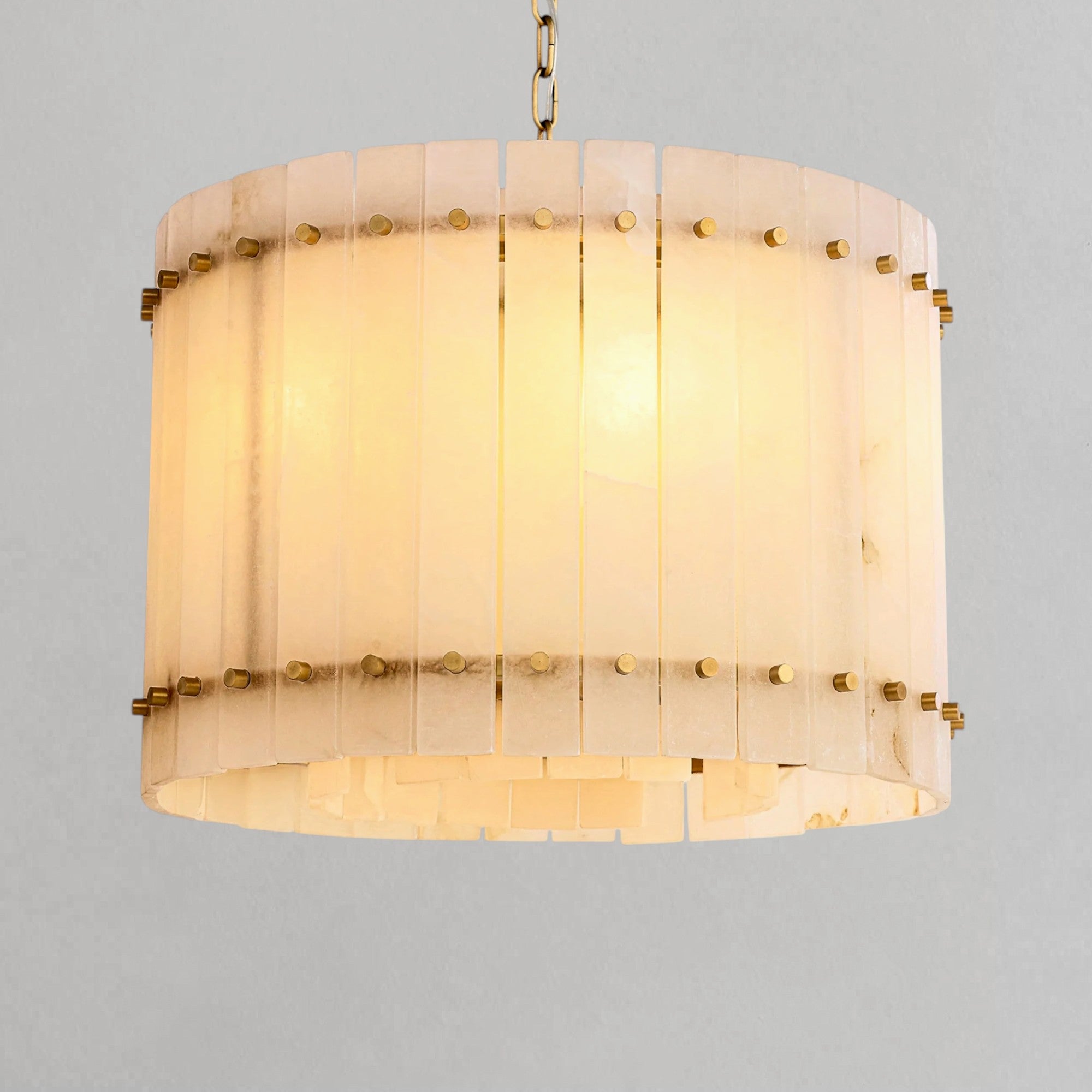 San Marcon Alabaster Round Chandelier