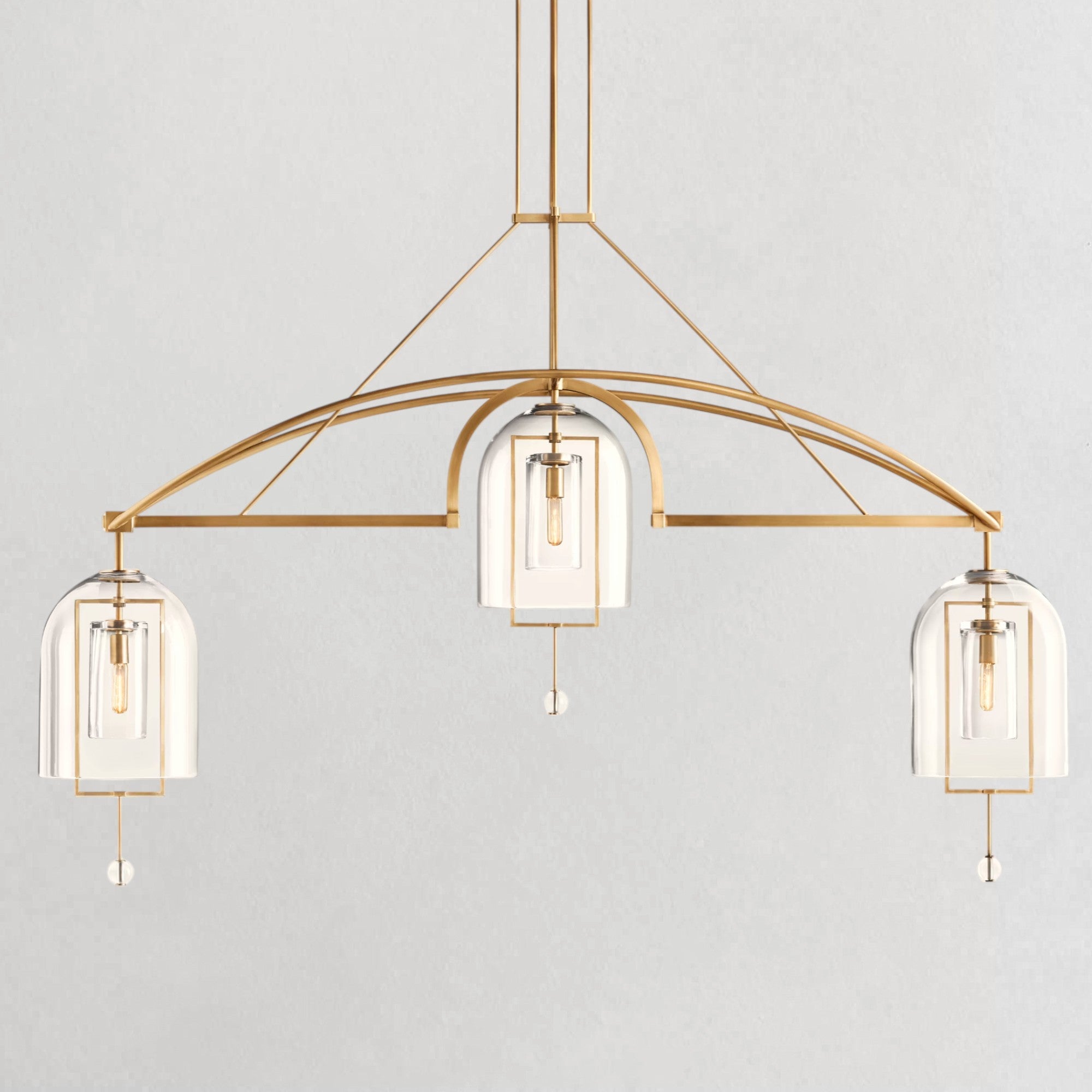 Bracket Grand Linear Chandelier