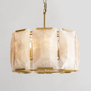 Horlow Calcite Round Chandelier